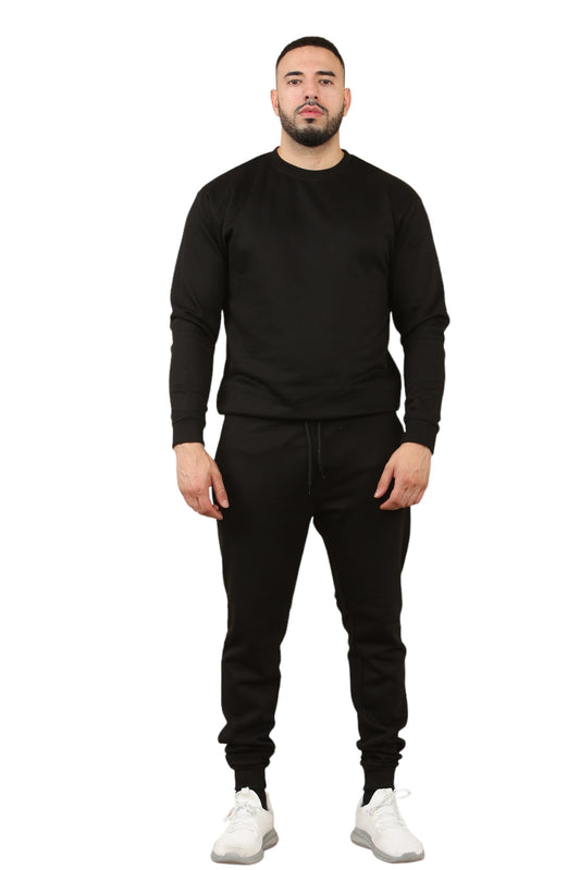 Pullover Crew Neck Tracksuit Set