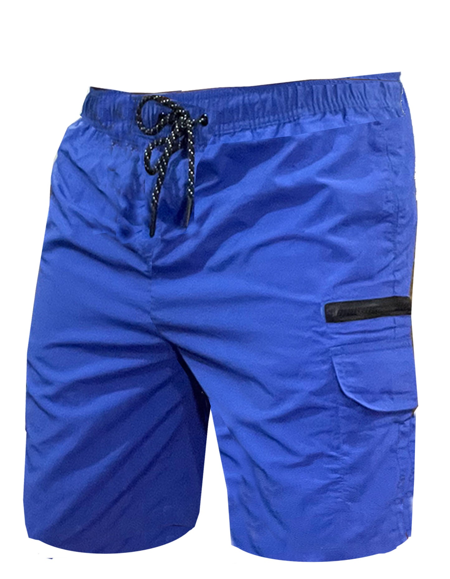 Mens Summer CARGO ZIP POCKET Swimming Board Swim Shorts