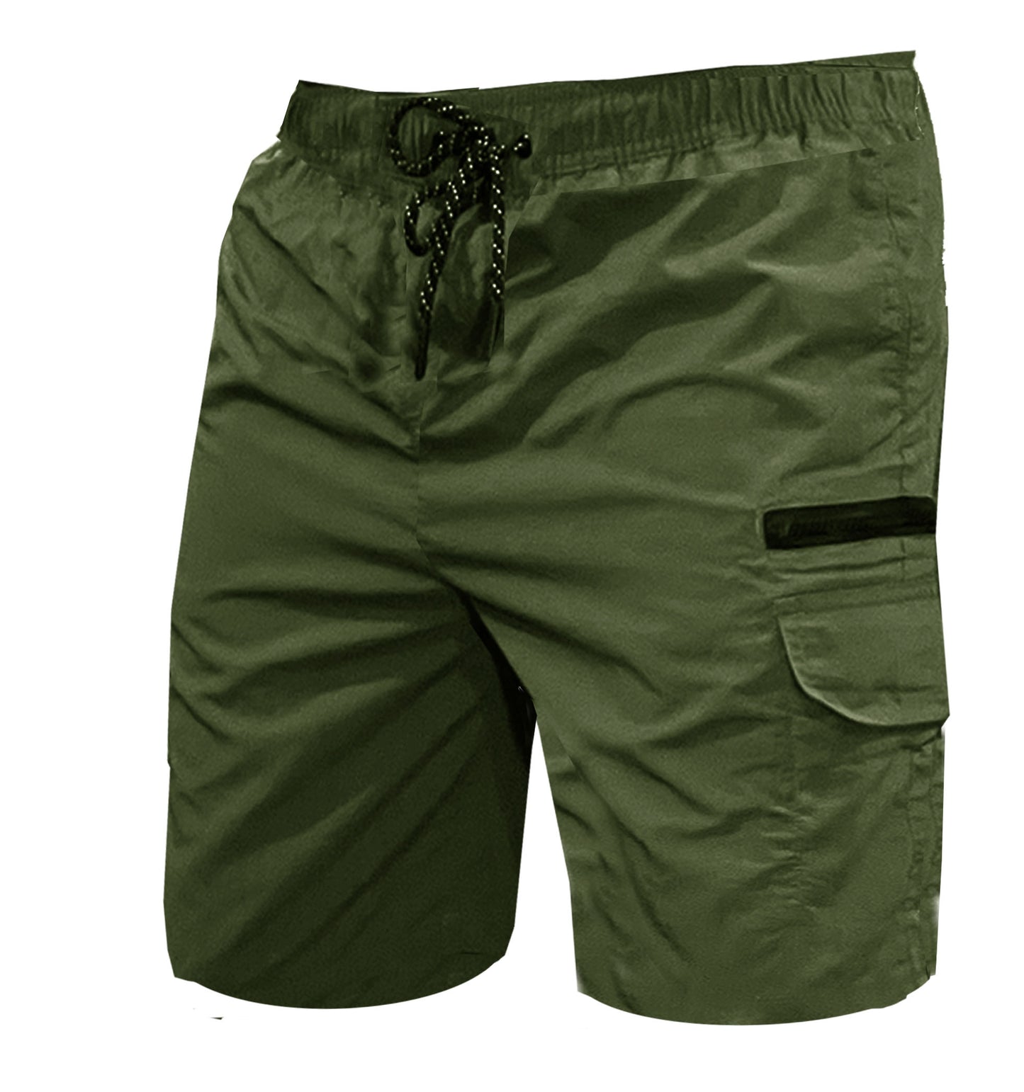 Mens Summer CARGO ZIP POCKET Swimming Board Swim Shorts