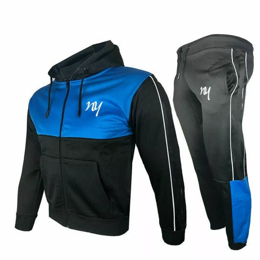 Miani Junior Poly Tracksuit Steel/Black