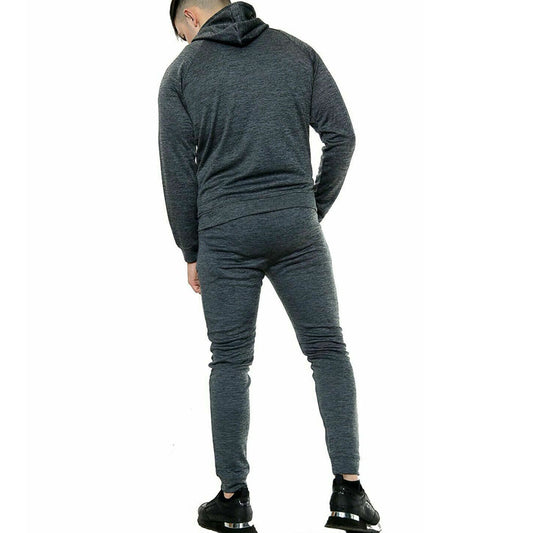 Icon Poly Tracksuit Charcoal