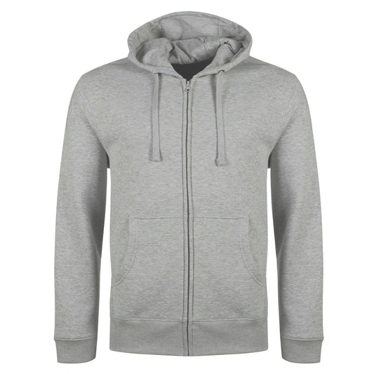 Plain Zipper Hoody Jumper