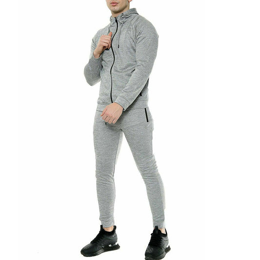 Icon Poly Tracksuit Grey