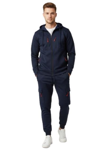 Mens Slim Fit Hoodie Tracksuit