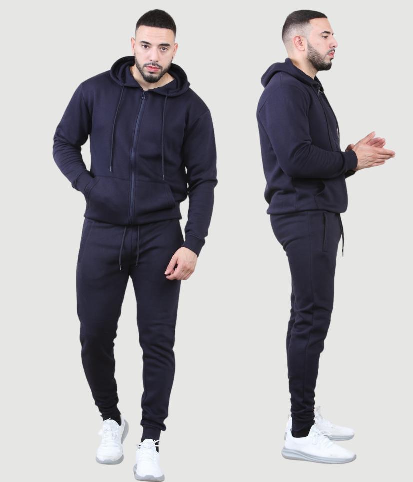 Mens Zipper Tracksuit Set
