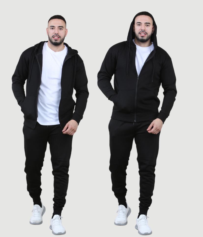 Mens Zipper Tracksuit Set