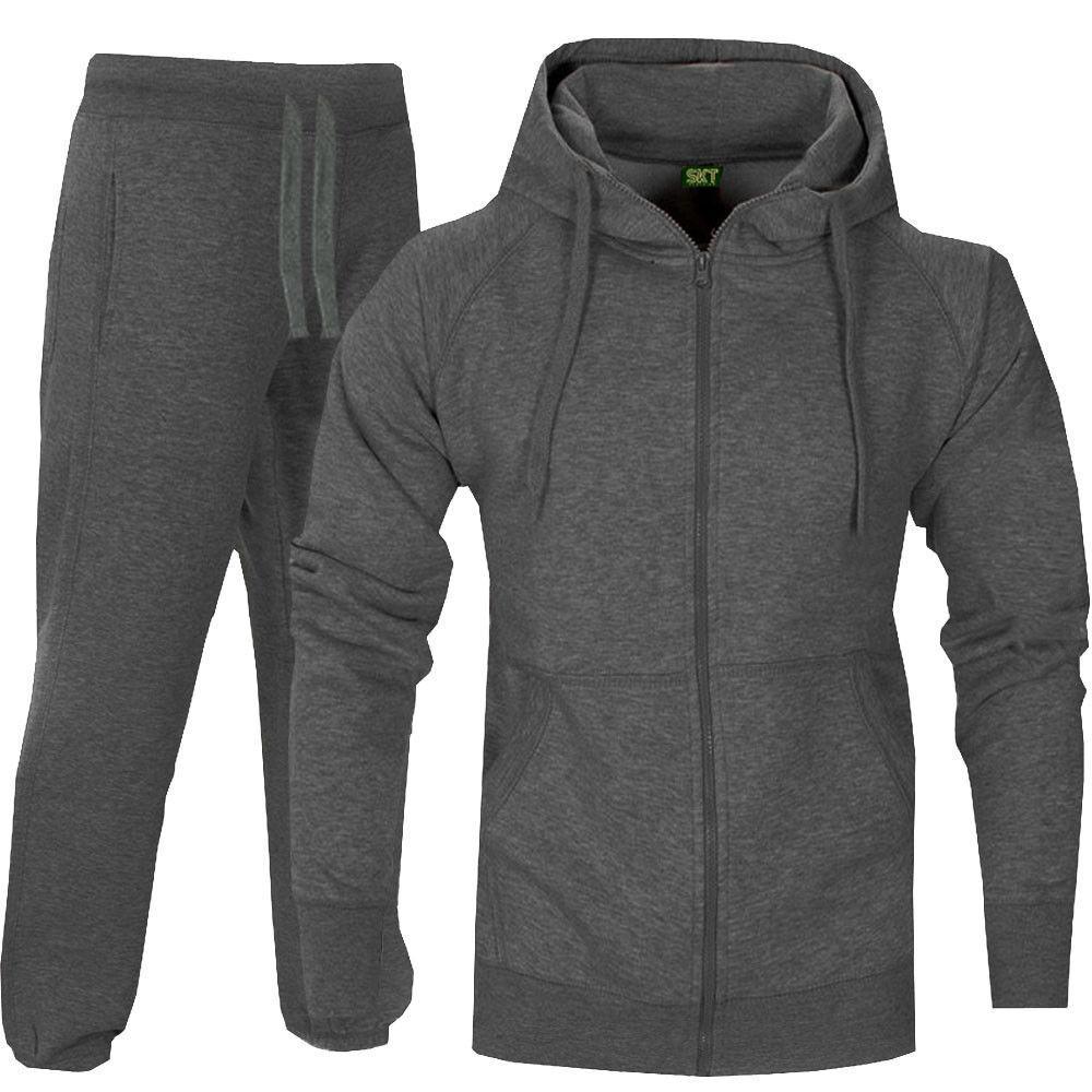 Mens Zipper Tracksuit Set