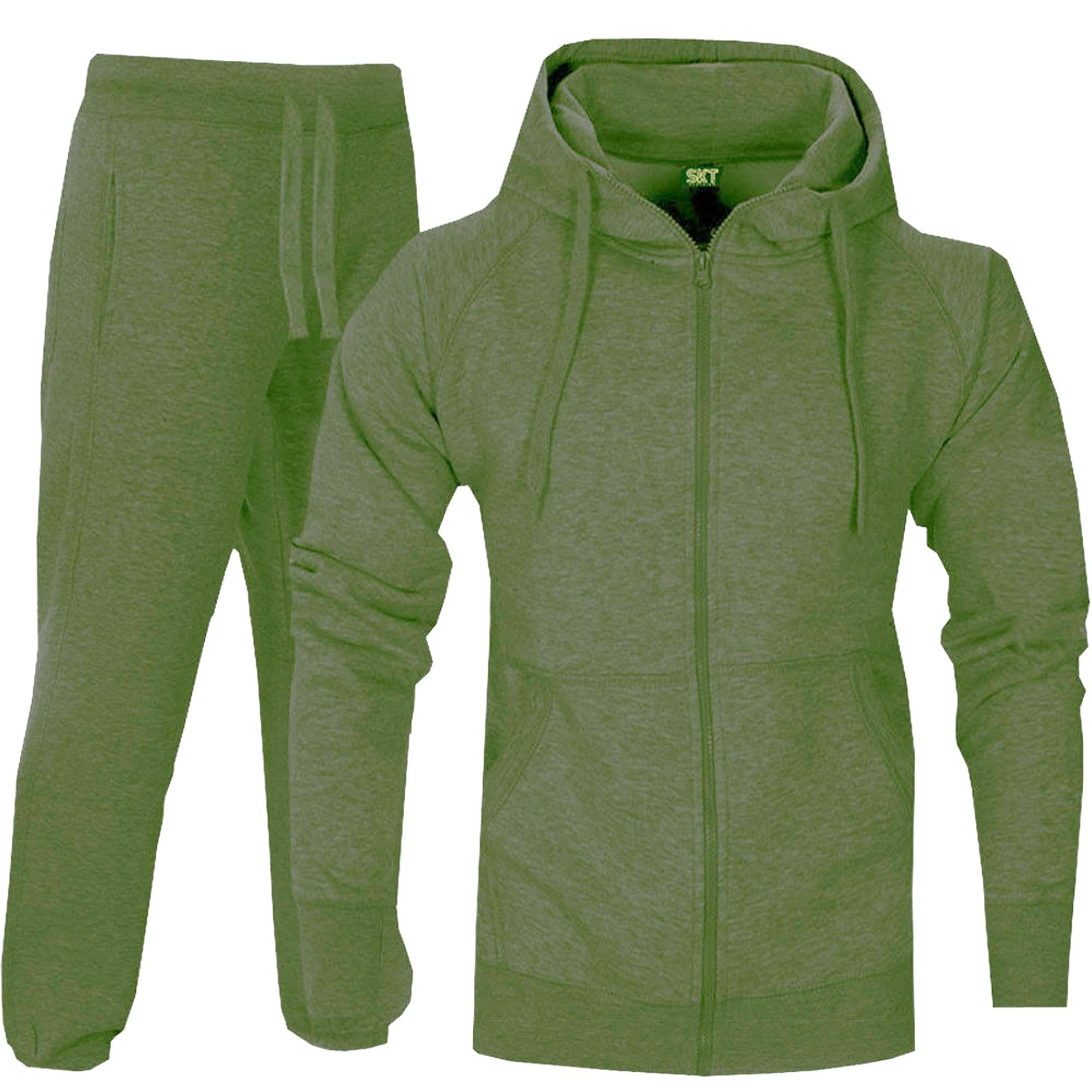 Mens Zipper Tracksuit Set