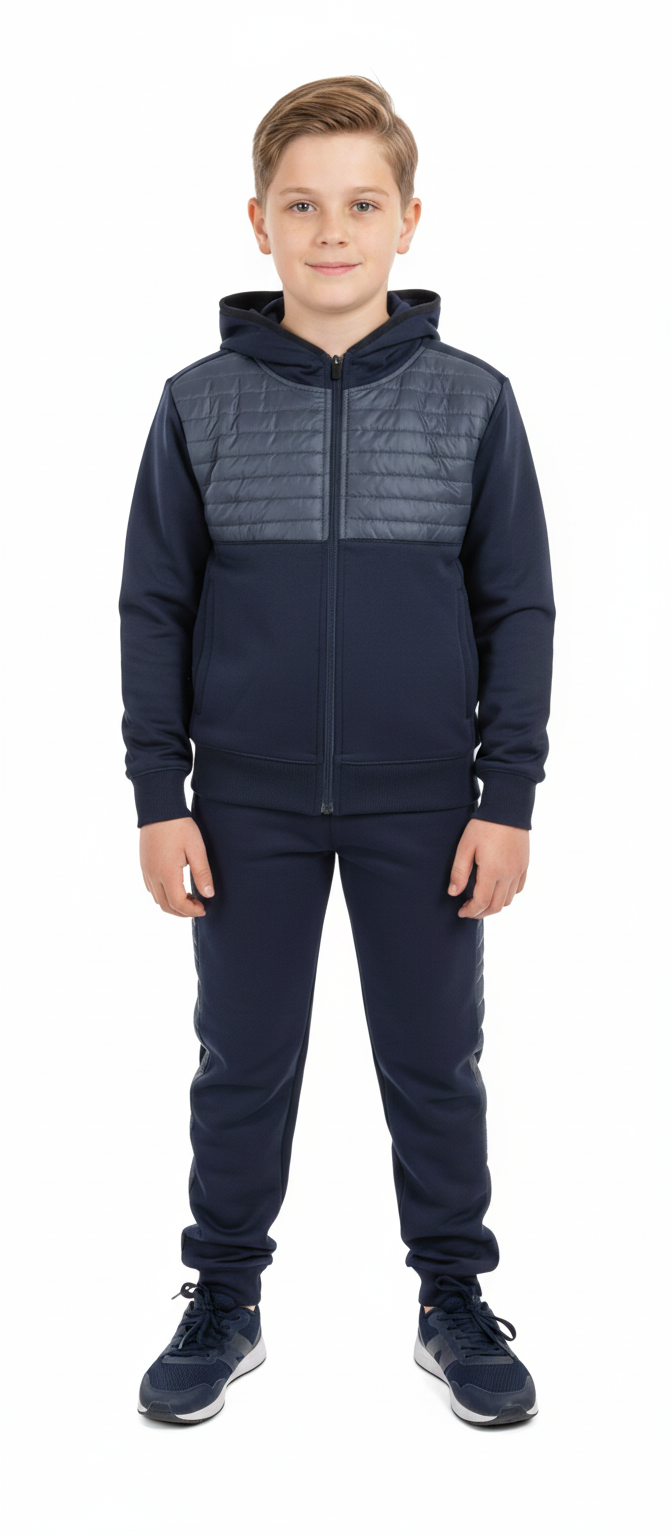 Boys slim fit tracksuit Jogging Bottom top & hoodie Hoody Junior, Kids