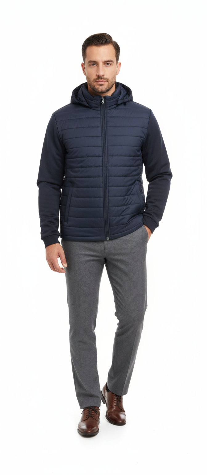 Mens Puffer Padded Jacket