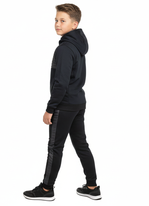 Boys slim fit tracksuit Jogging Bottom top & hoodie Hoody Junior, Kids