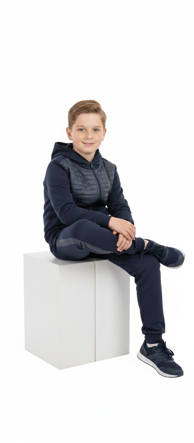 Boys slim fit tracksuit Jogging Bottom top & hoodie Hoody Junior, Kids
