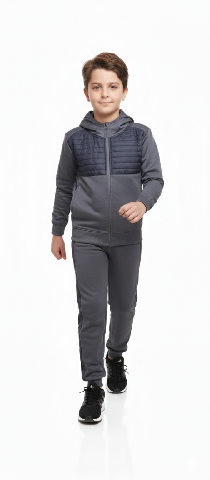 Boys slim fit tracksuit Jogging Bottom top & hoodie Hoody Junior, Kids