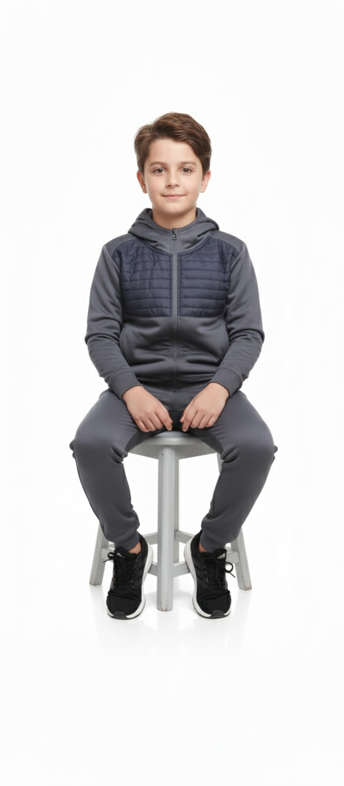 Boys slim fit tracksuit Jogging Bottom top & hoodie Hoody Junior, Kids