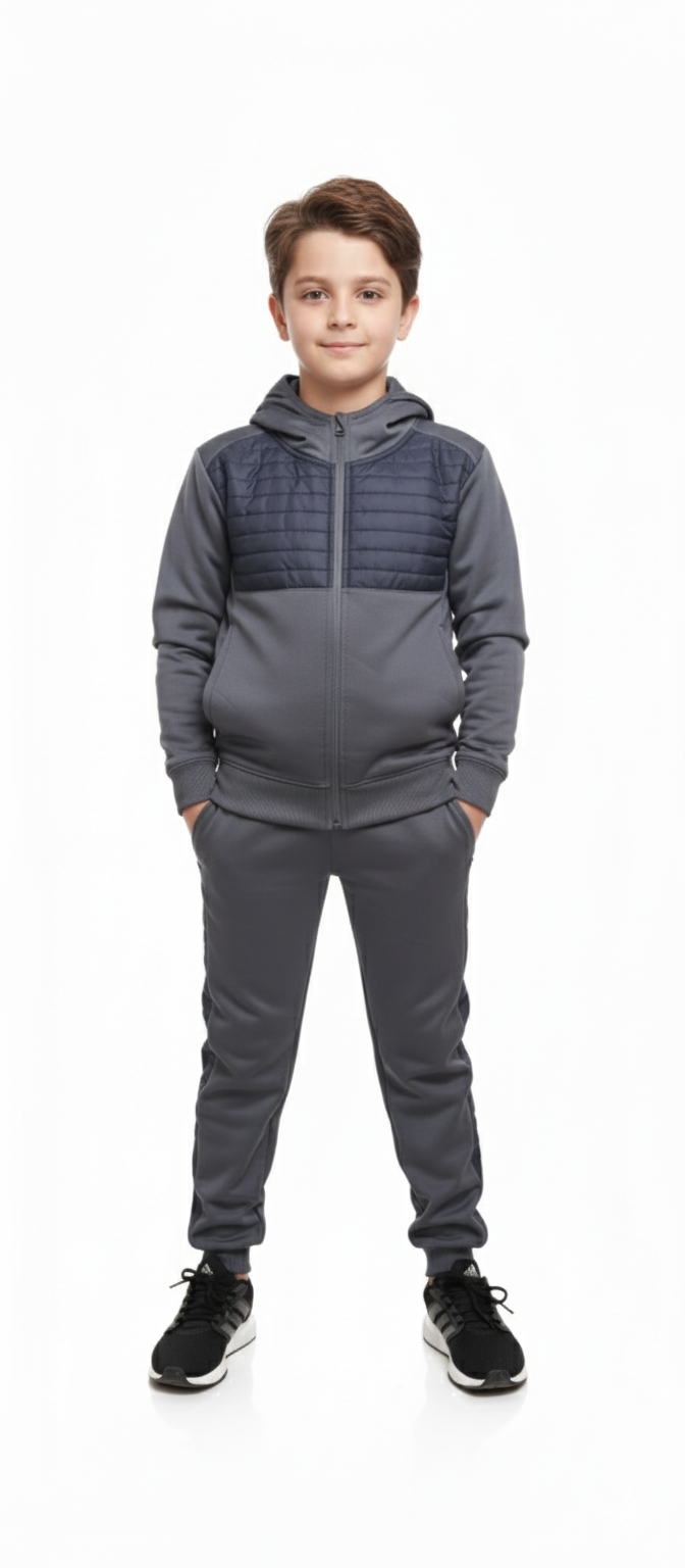 Boys slim fit tracksuit Jogging Bottom top & hoodie Hoody Junior, Kids