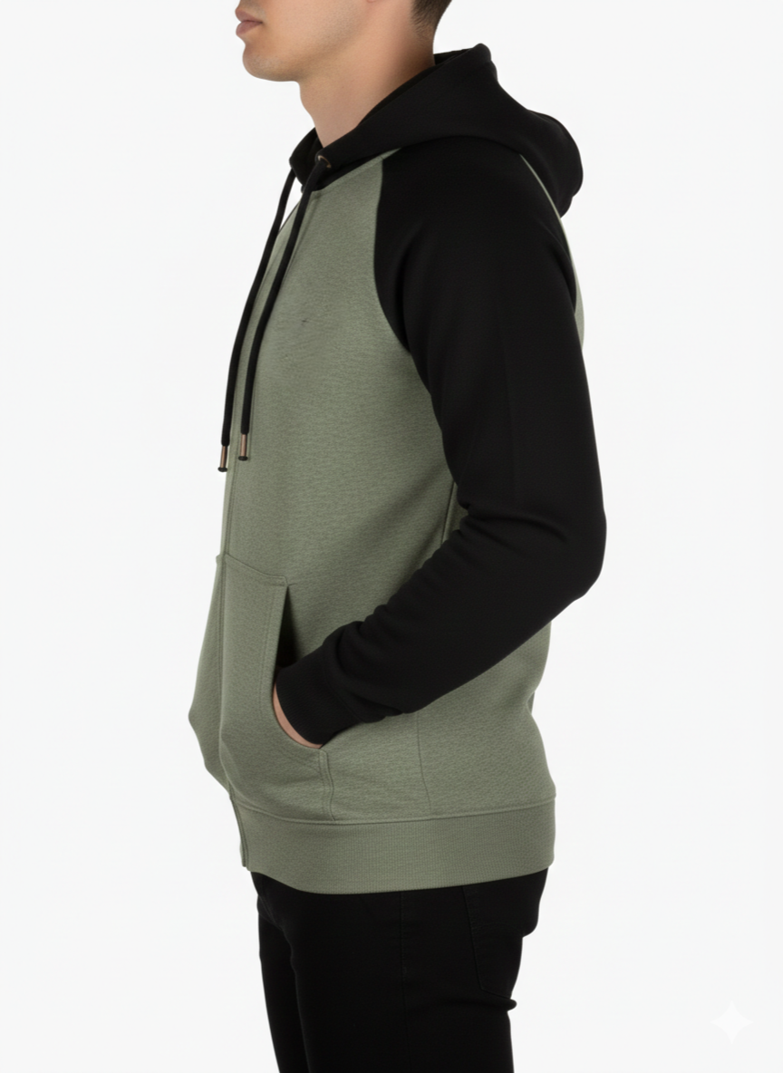 Mens Zipper Hoodie Hooded