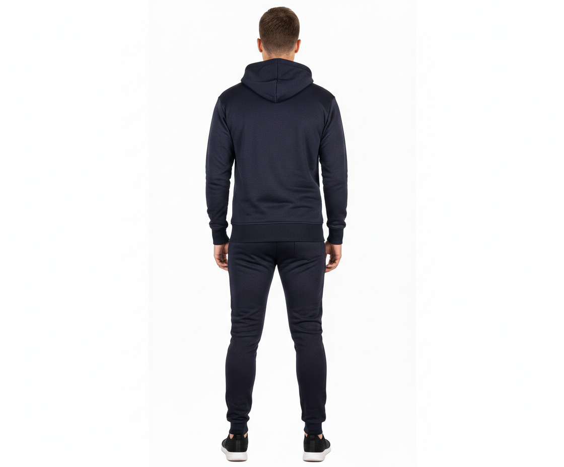 Golden Zip Mens Fleece Tracksuits Set