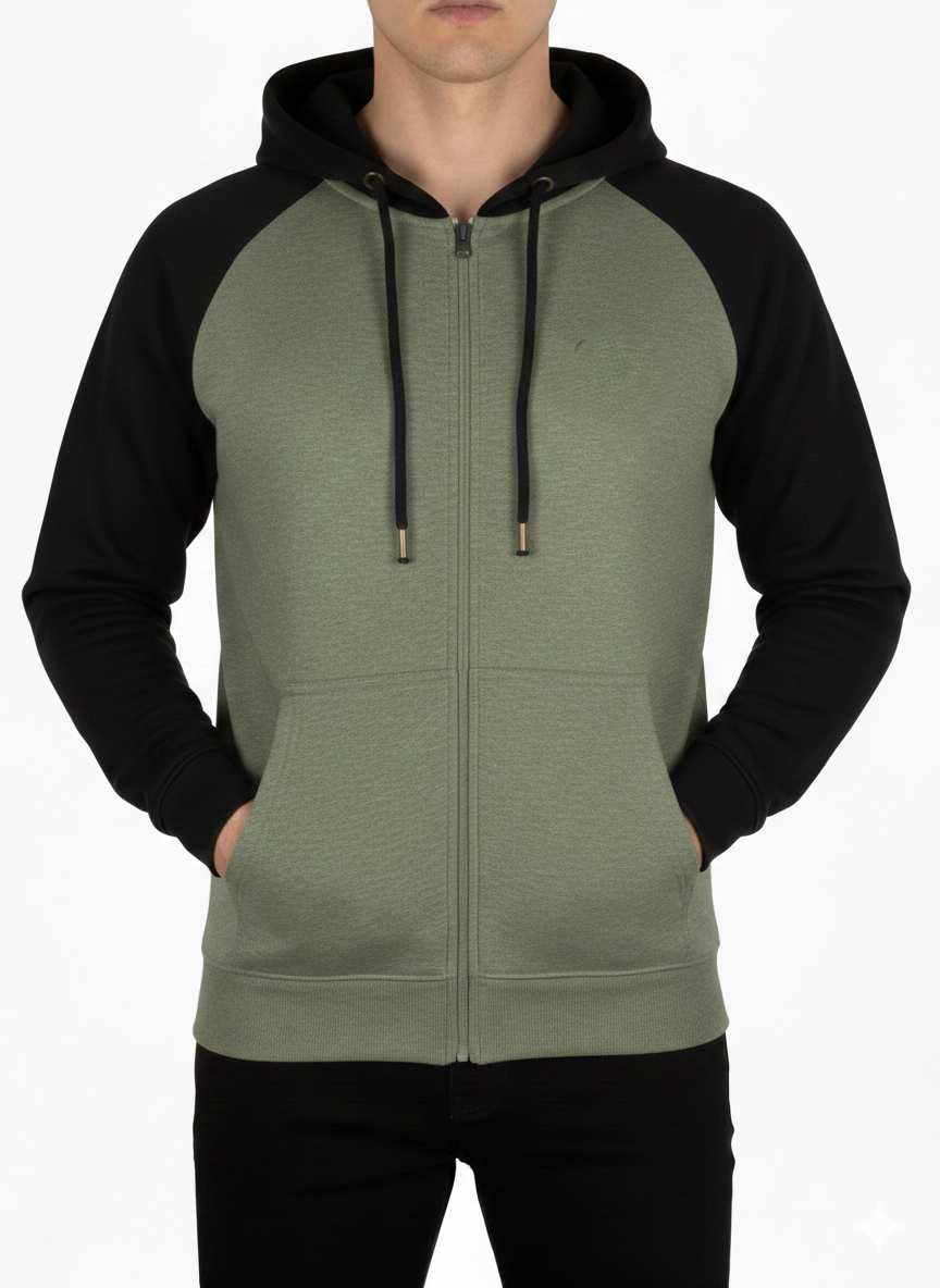 Mens Zipper Hoodie Hooded