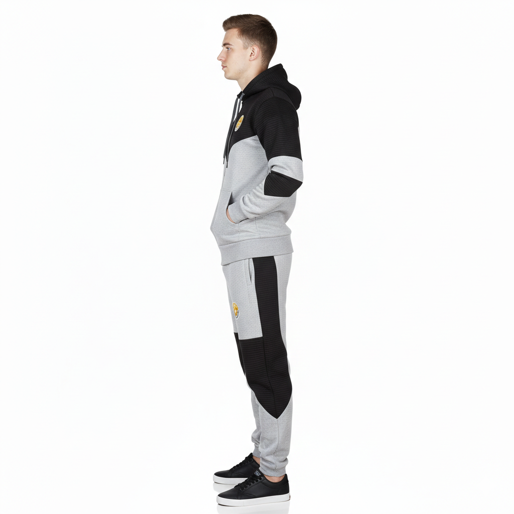 Mens Full Tracksuit Fleece Hooded Jogging Bottms Joggers - S M L XL 2XL PRINTED