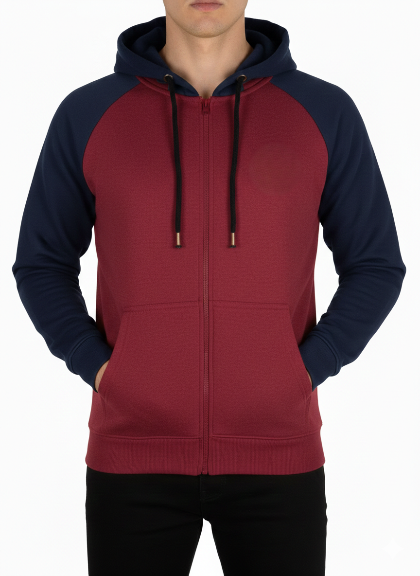 Mens Zipper Hoodie Hooded