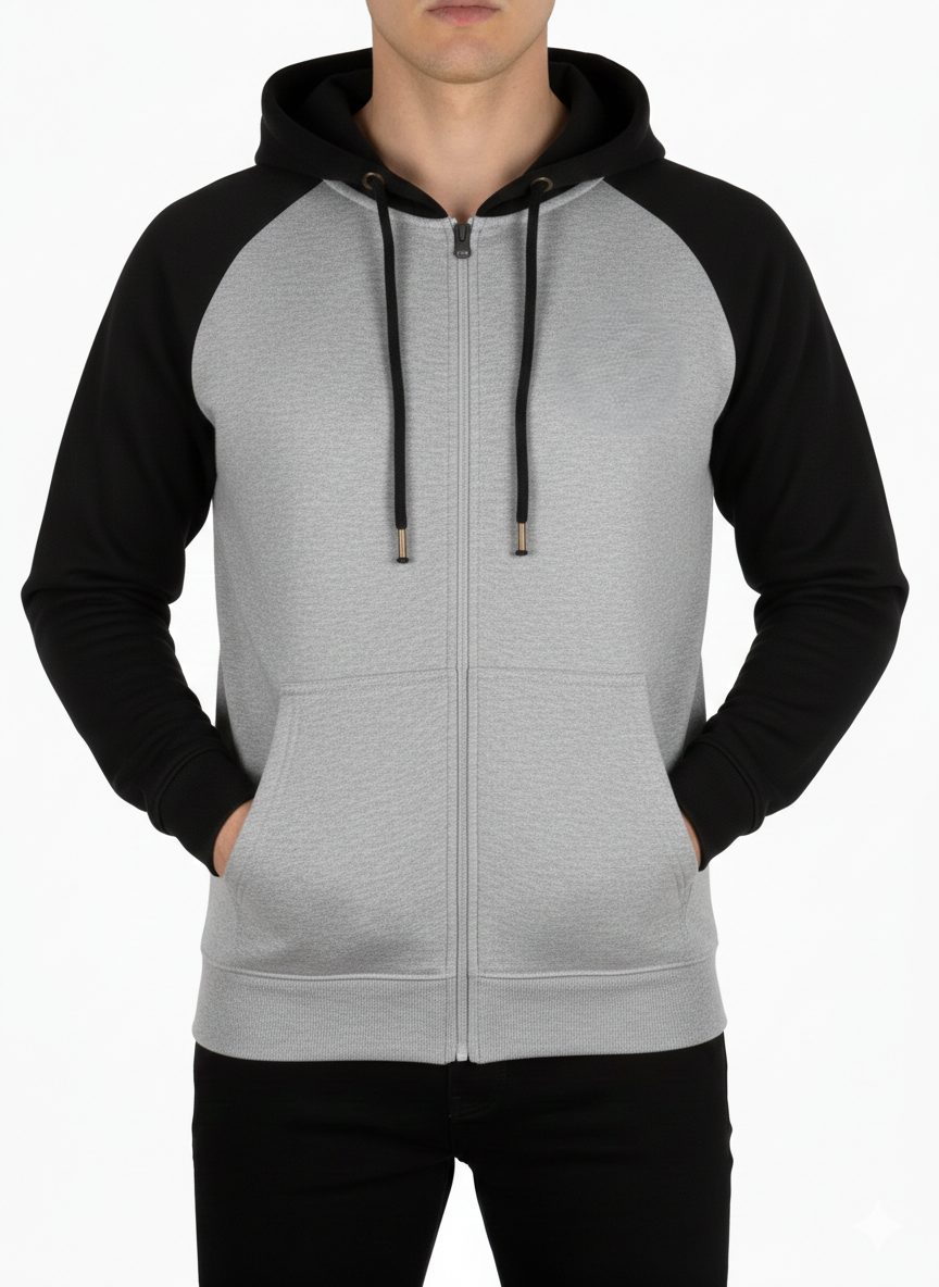 Mens Zipper Hoodie Hooded