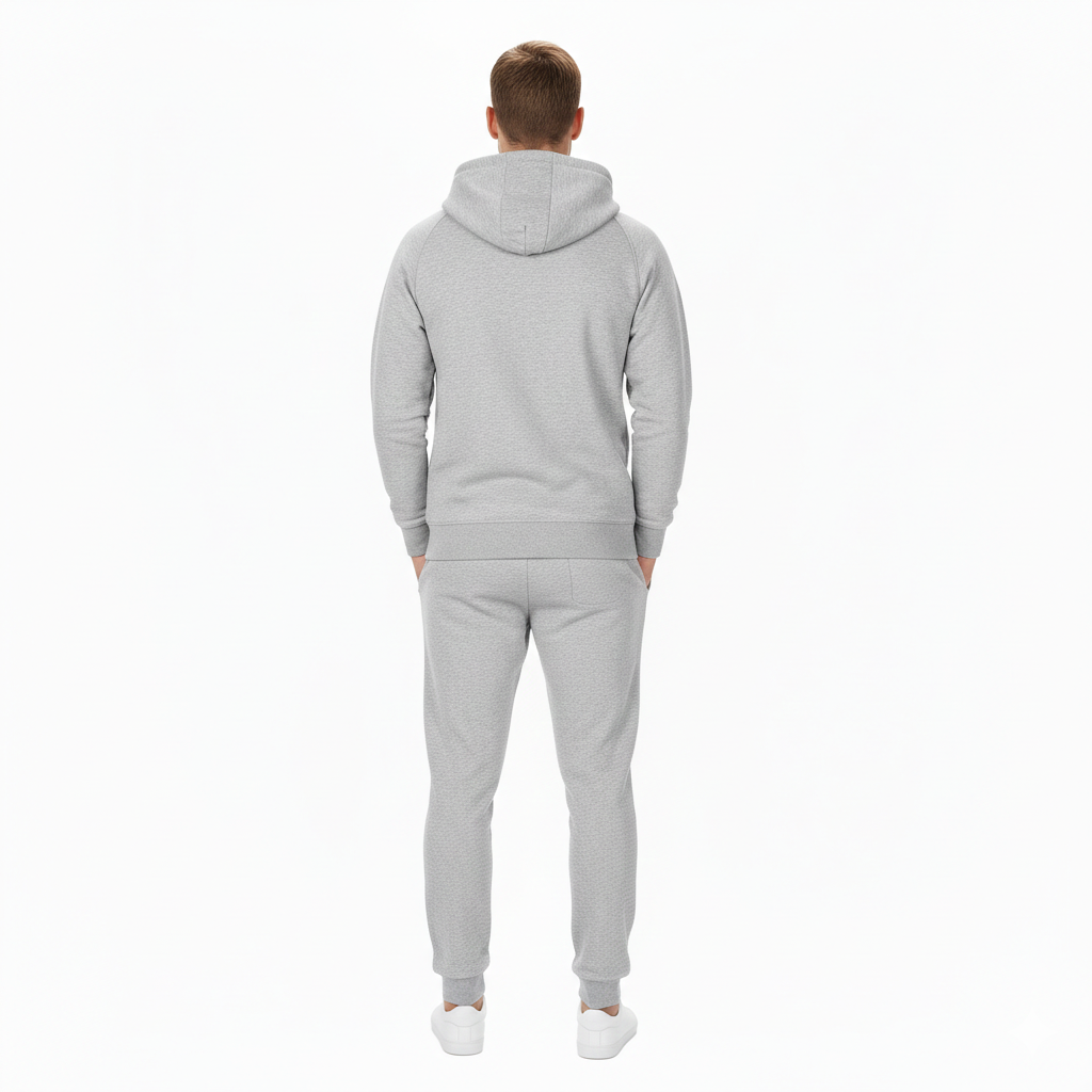 Mens Zipper Tracksuit Set