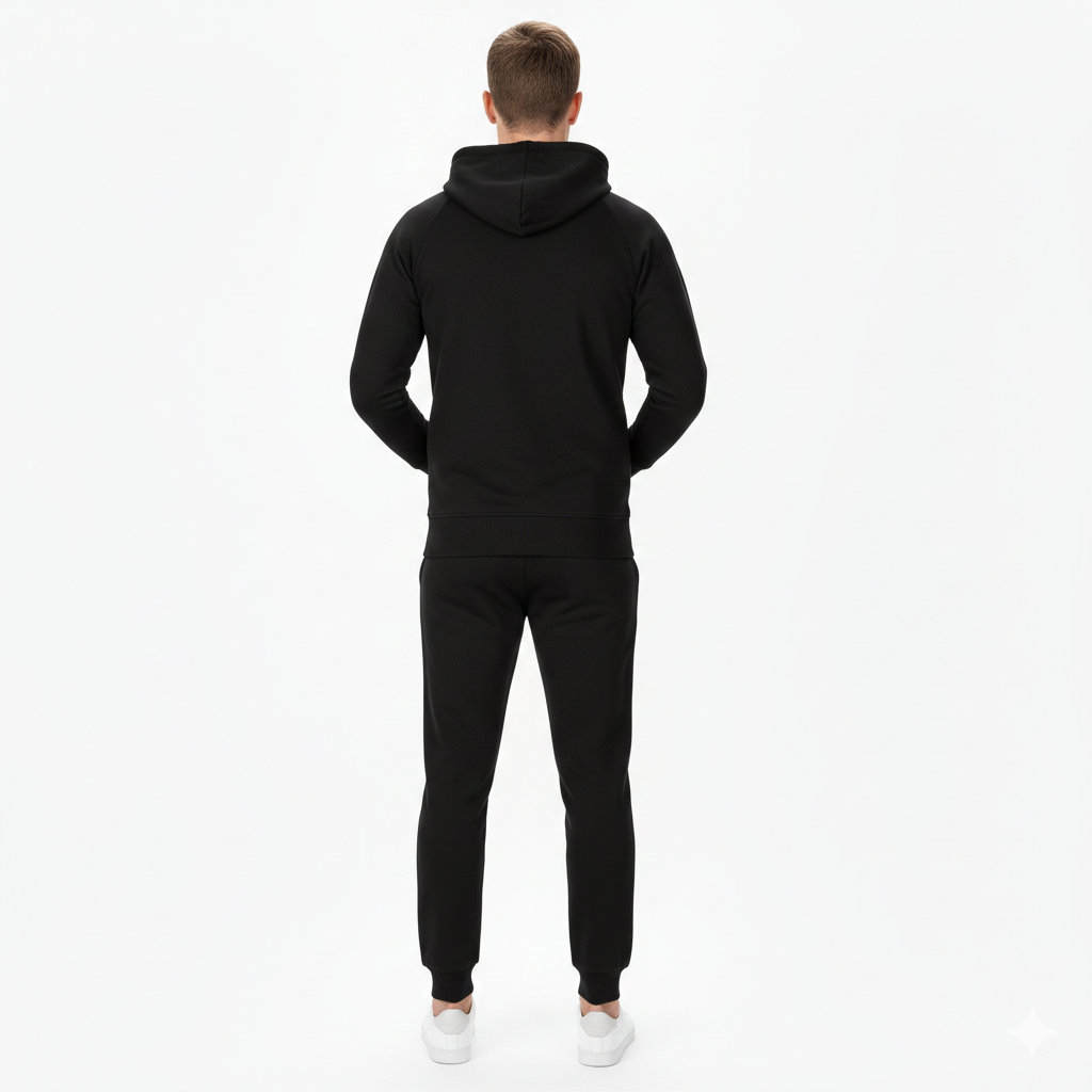 Mens Zipper Tracksuit Set