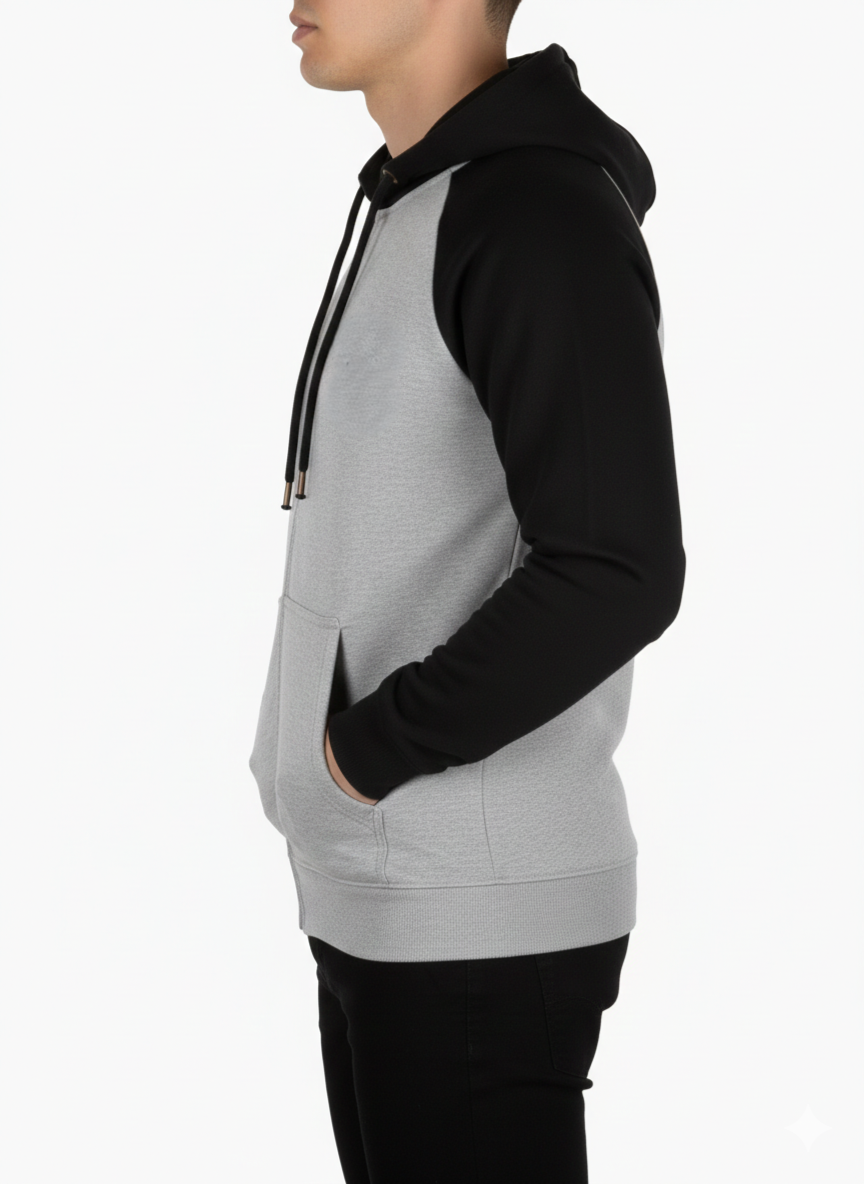 Mens Zipper Hoodie Hooded