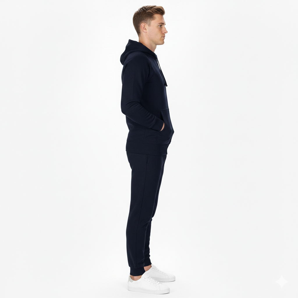 Mens Zipper Tracksuit Set