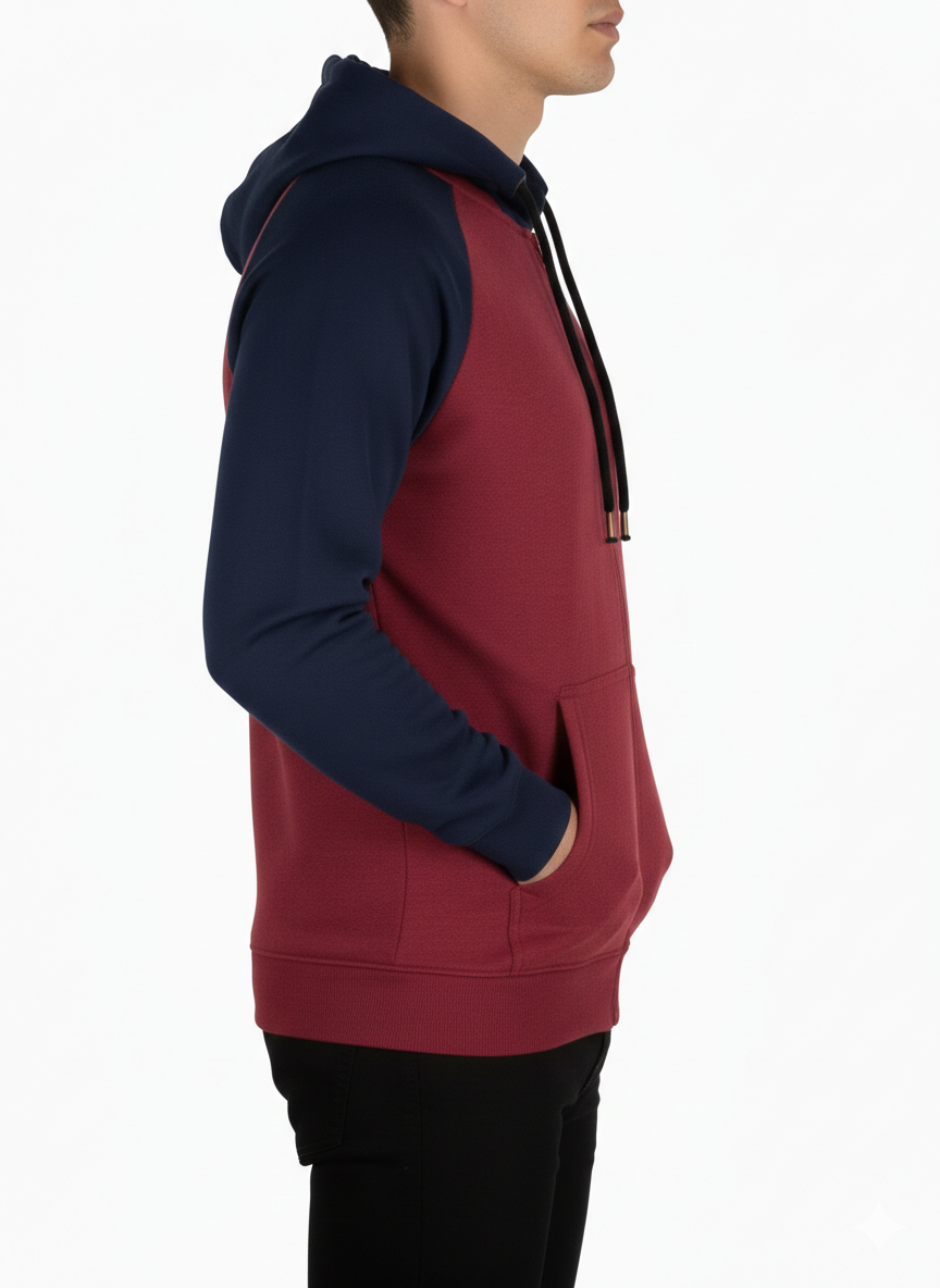 Mens Zipper Hoodie Hooded