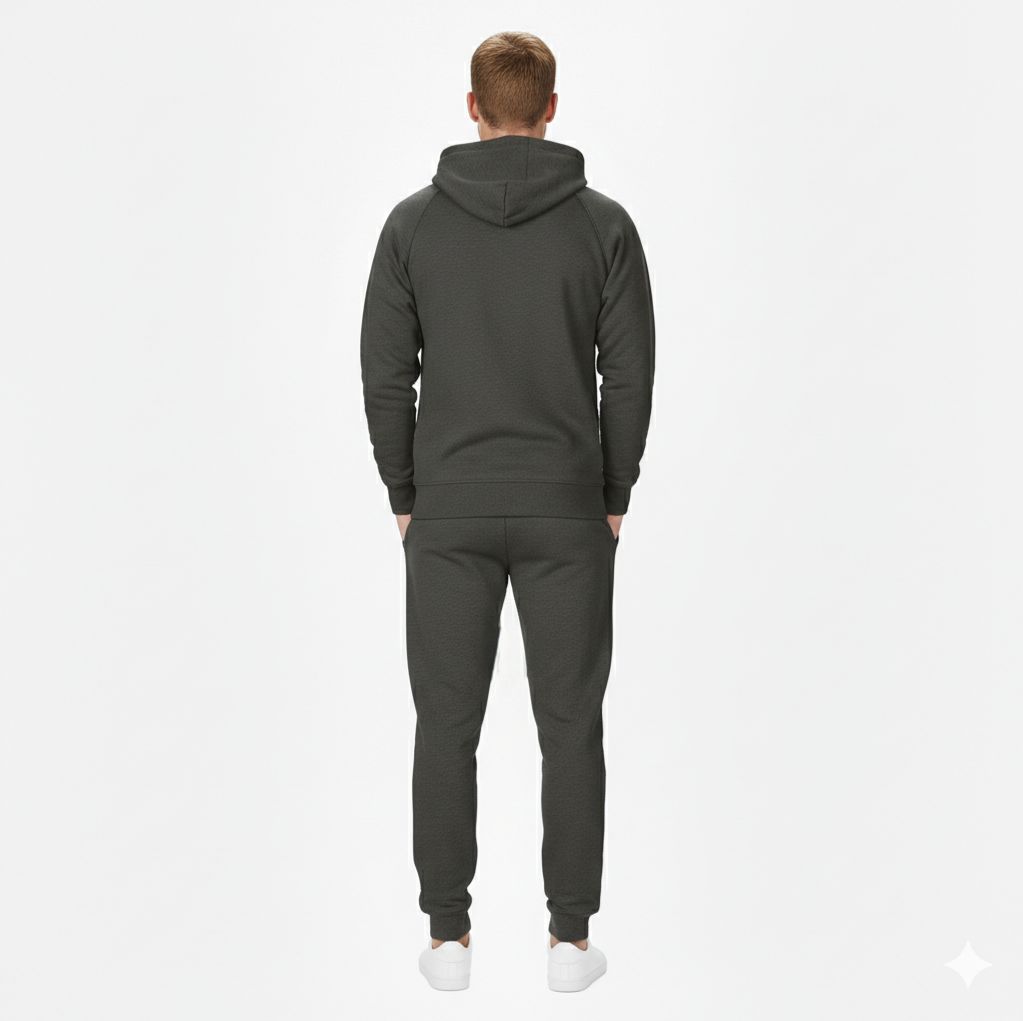 Mens Zipper Tracksuit Set