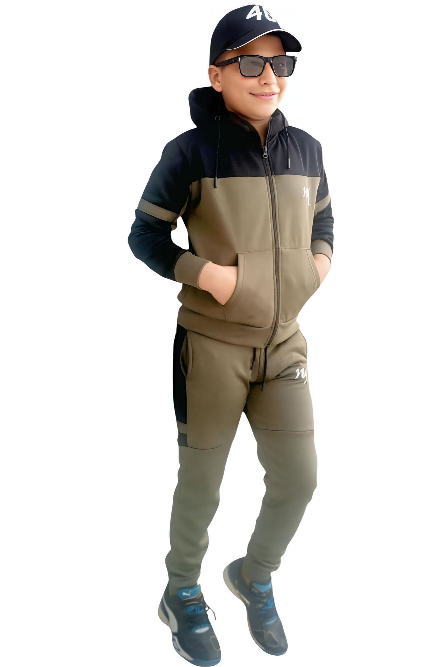 ASHTON Kids slim fit tracksuit