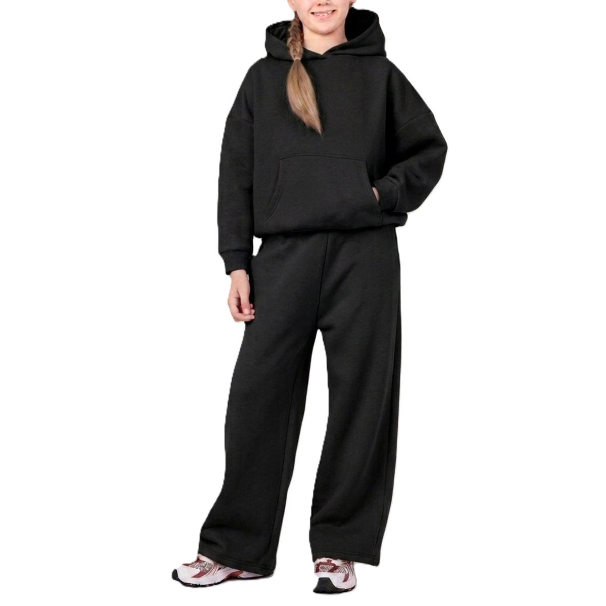Girls Baggy Fit Tracksuit Set