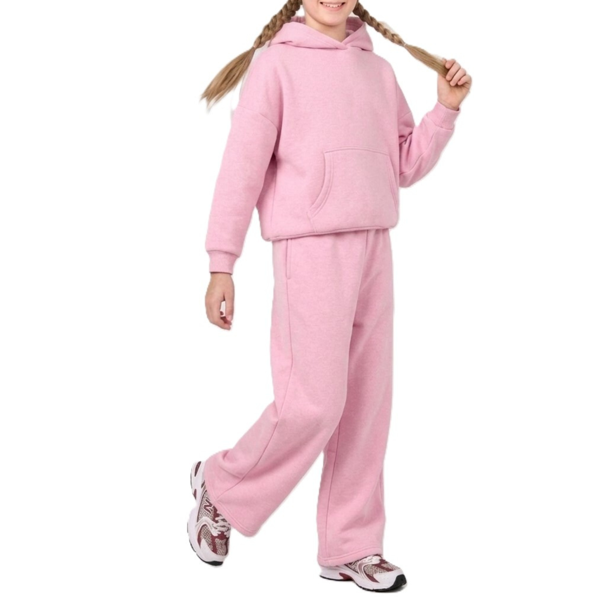 Girls Baggy Fit Tracksuit Set
