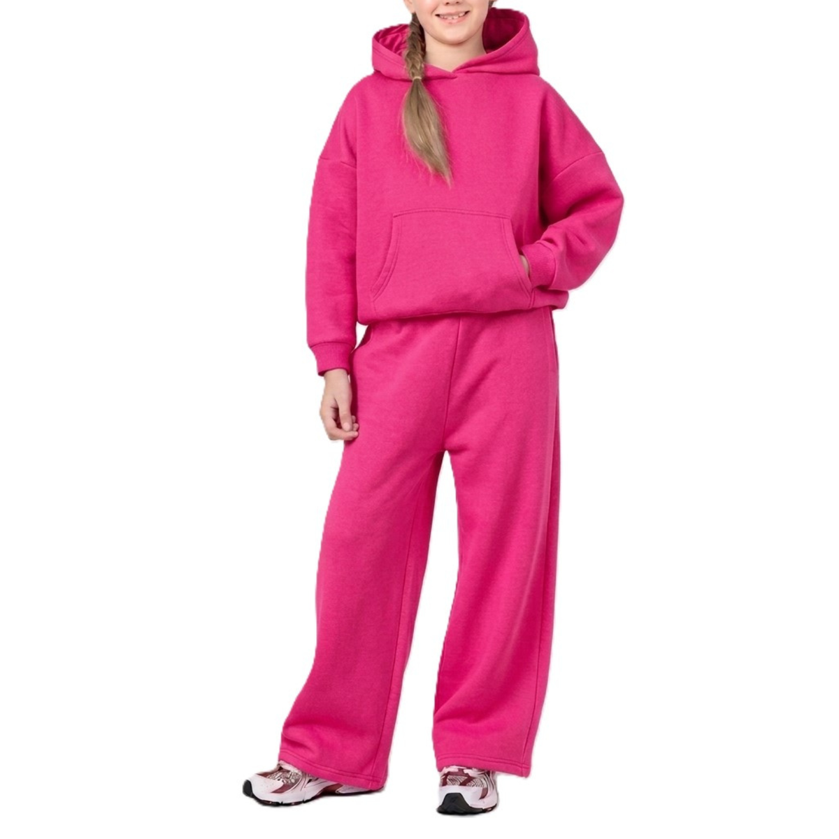 Girls Baggy Fit Tracksuit Set