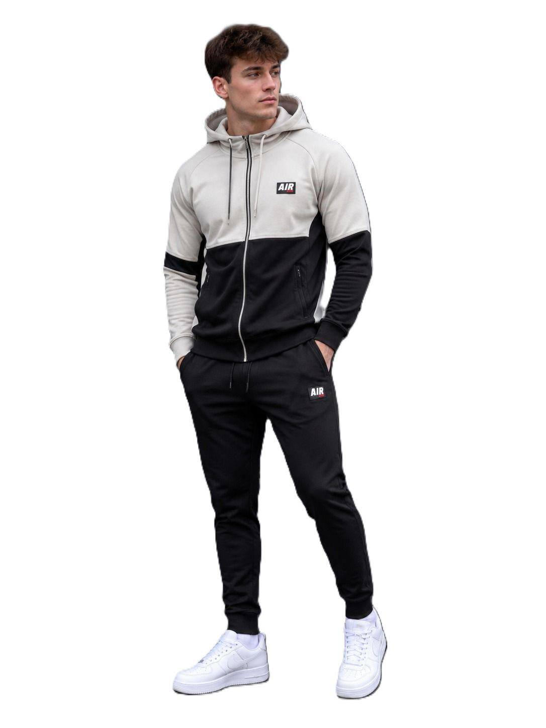 Mens Slim Fit Hoodie Tracksuit