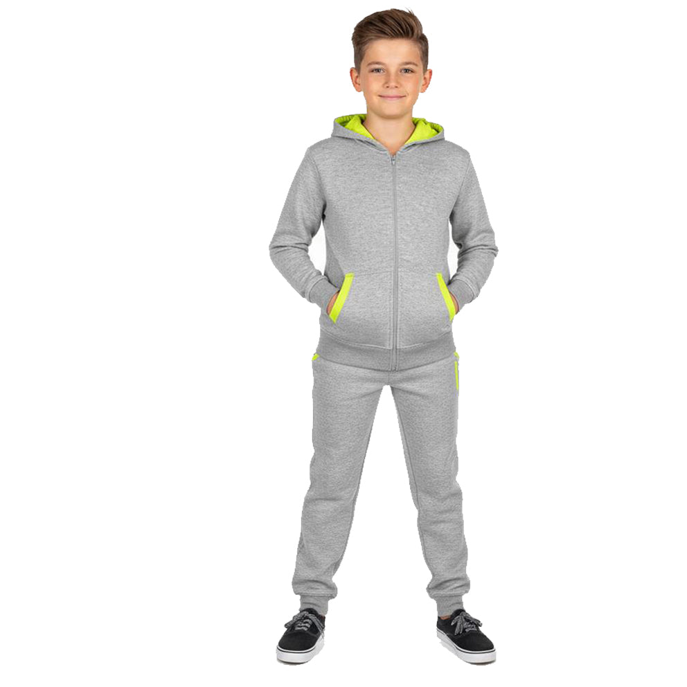 Kids Contrast Fleece Tracksuit