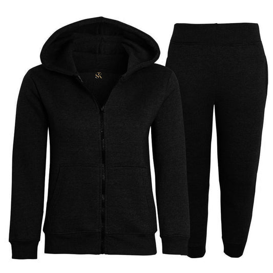 KIDS Zipper Tracksuit Black,Charcoal,Grey,Navy 7-14 Years age