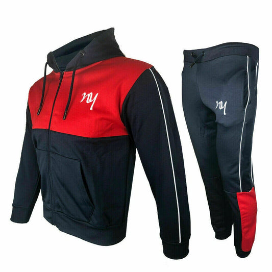 Miani Junior Poly Tracksuit Steel/Black