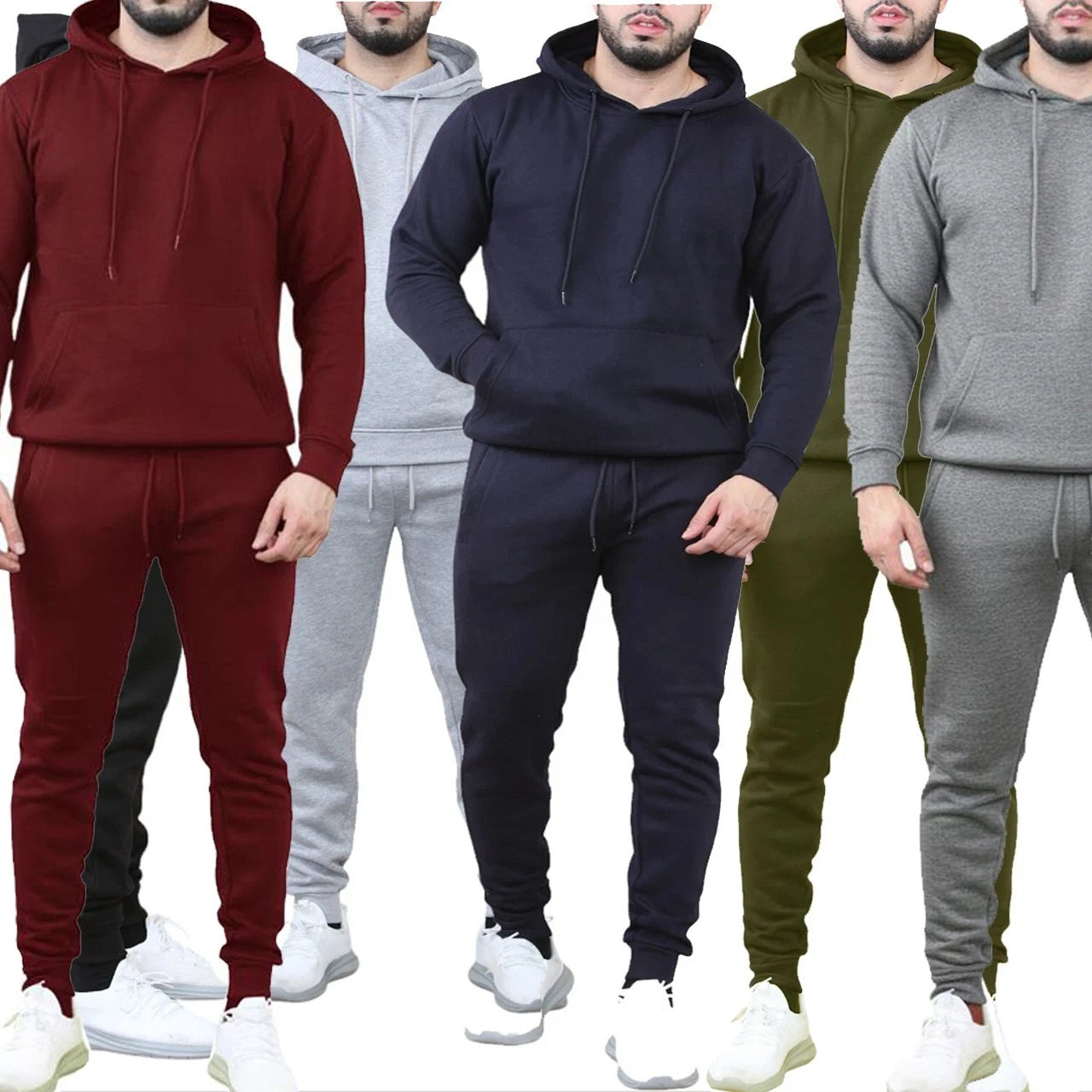 Pullover Tracksuit Set Overhead Hoody & Joggers Set