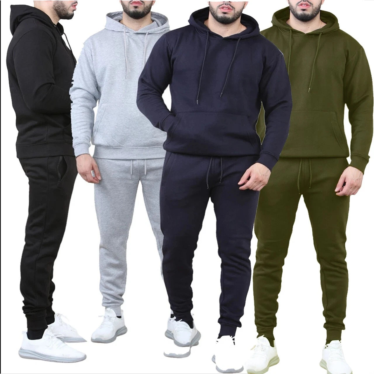 Pullover Tracksuit Set Overhead Hoody & Joggers Set