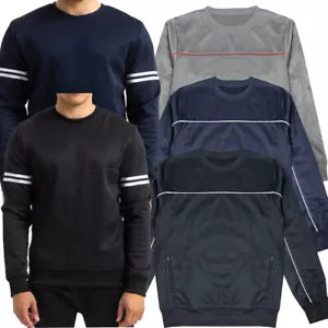 Mens Plain Sweatshirt Jersey