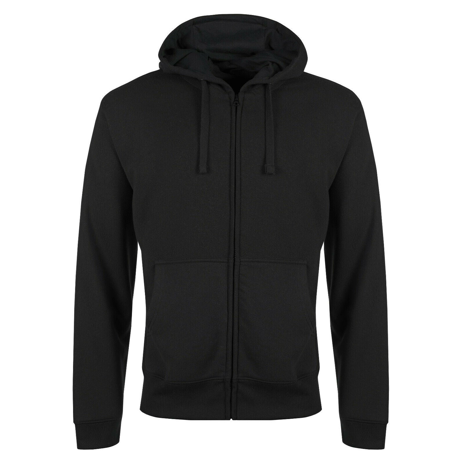 Plain Zipper Hoody Jumper