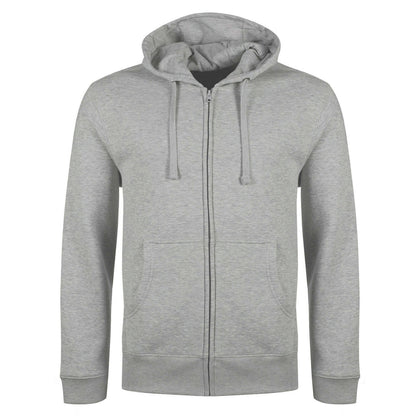 Plain Zipper Hoody Jumper Black,Charcoal,Grey,Navy. S-2XL