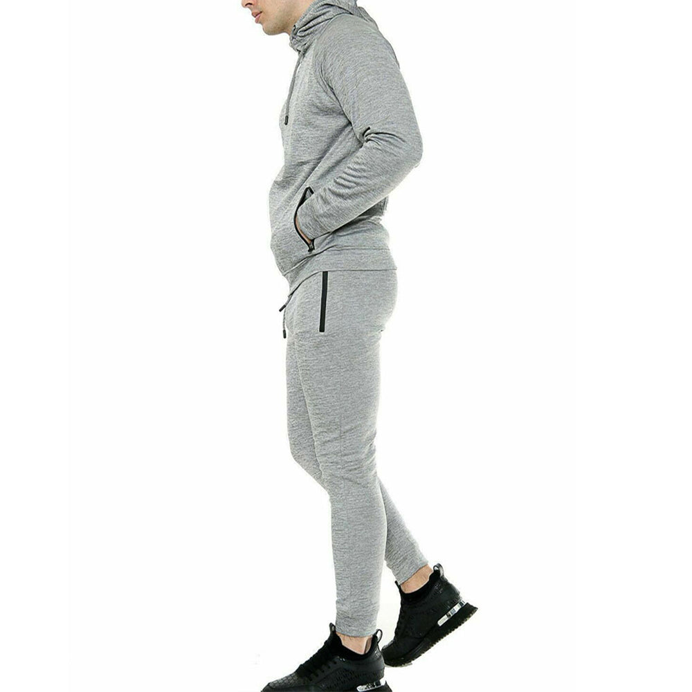 Icon Poly Tracksuit Grey