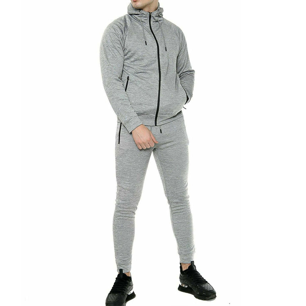 Icon Poly Tracksuit Grey