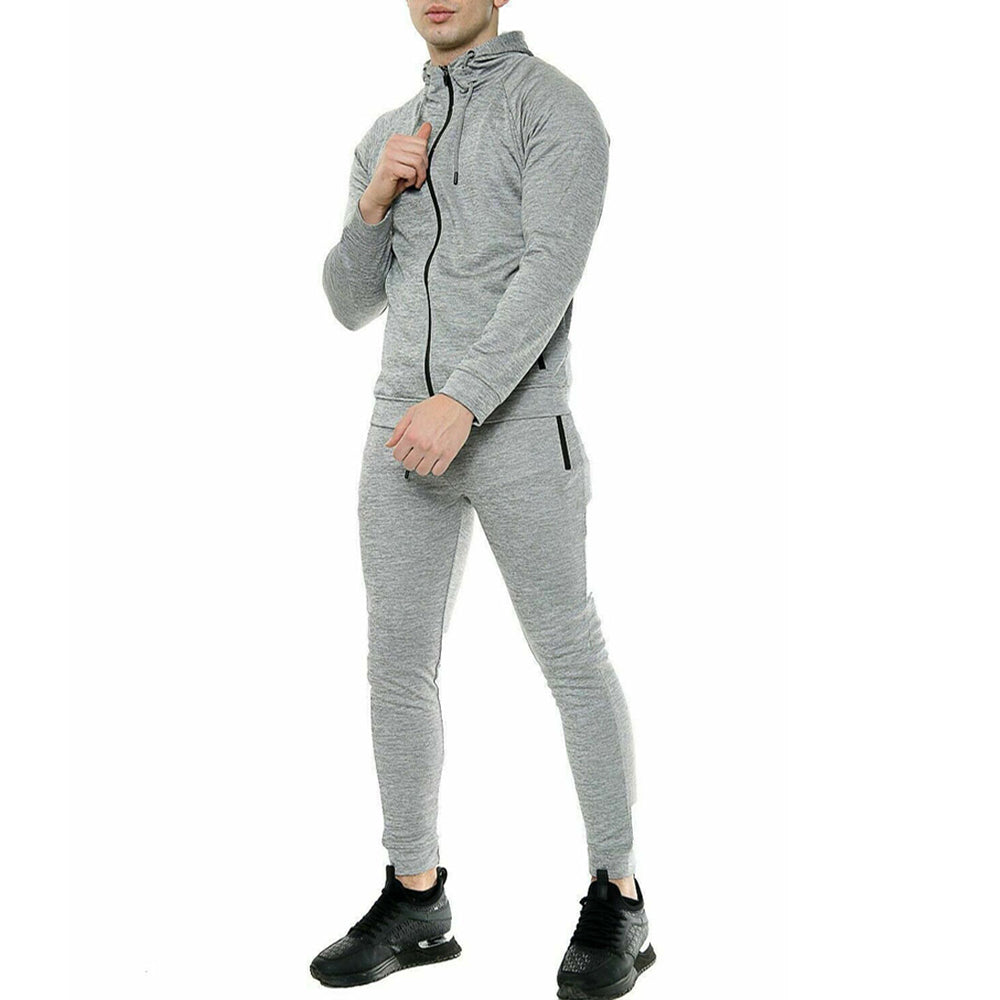 Icon Poly Tracksuit Grey