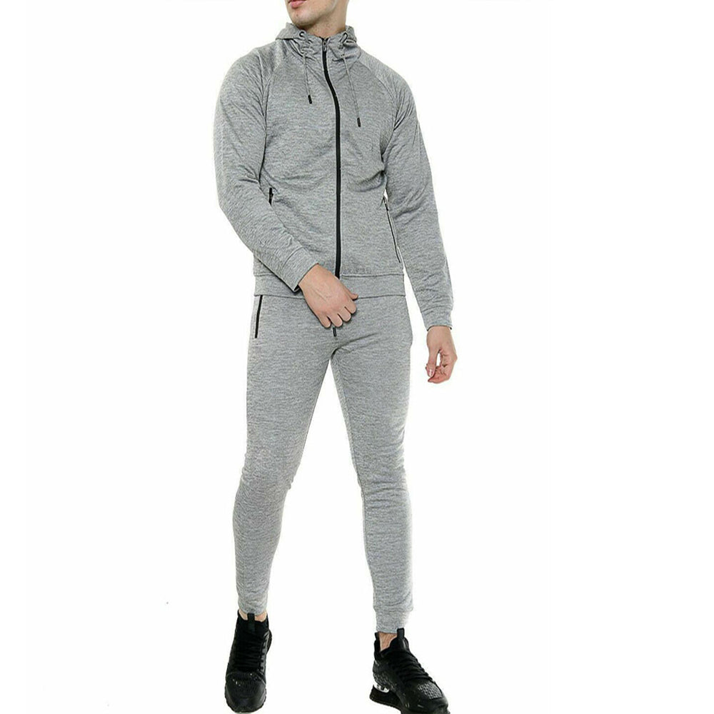 Icon Poly Tracksuit Grey