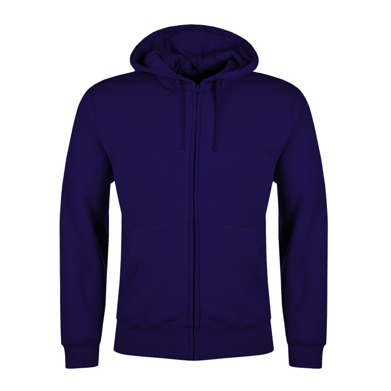 Plain Zipper Hoody Jumper